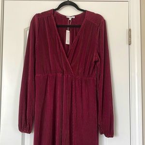 Baltic Born Burgundy Long Dress